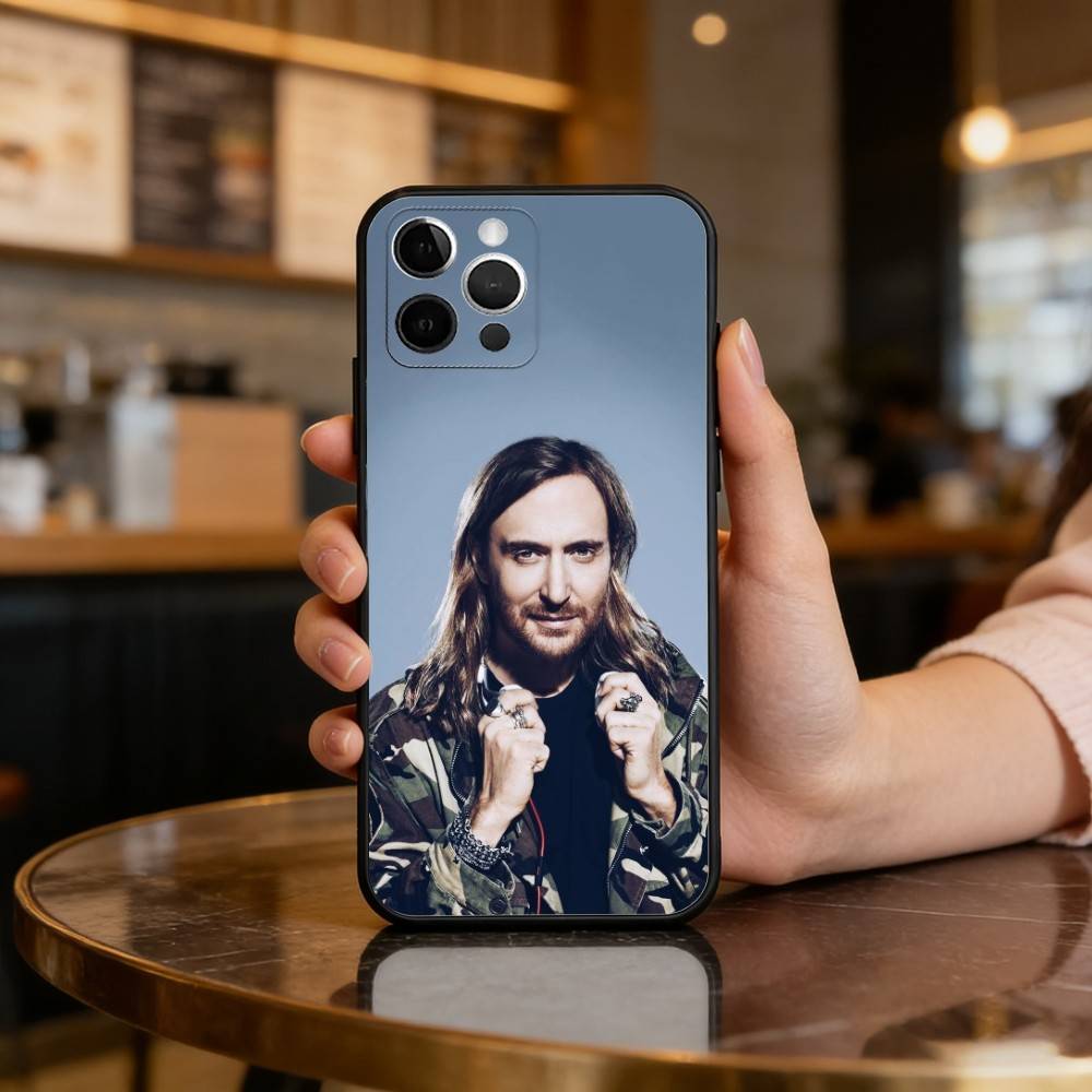 

DJ D-David G-Guetta Phone Case For iPhone 17,16,15,14,13,12,11 Plus,Pro Max,Soft Silicone Black Cover iPhone16e