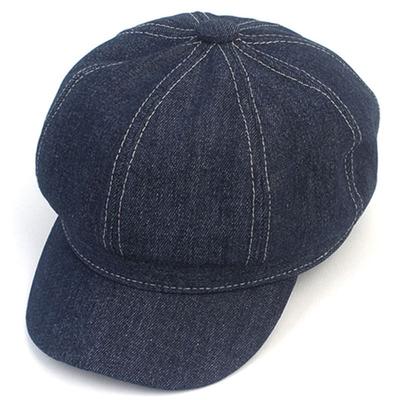 Universal Chemistry Stitch Dark Denim Newsboy Cap