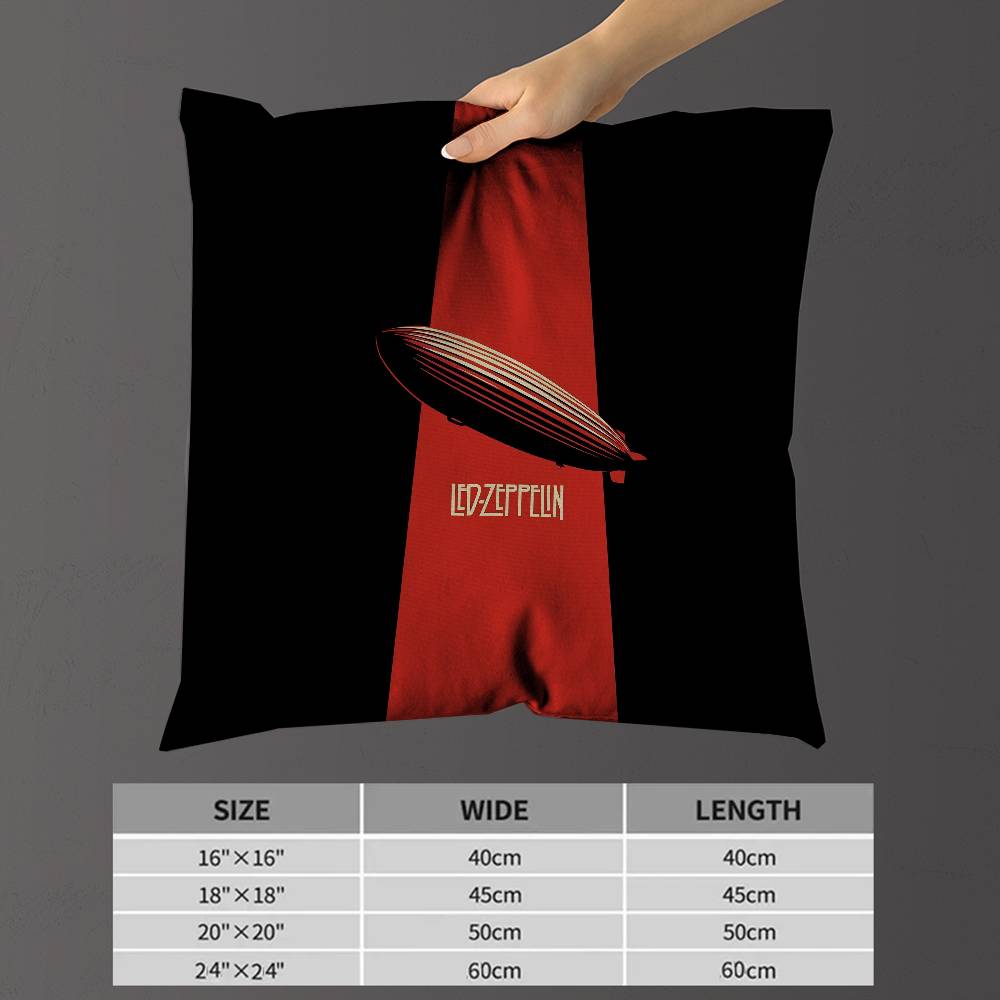 Vintage Band L-Led Z-Zeppelin Cushion Cover Pillowcase Upholstery Sofa Throw Pillow Home Decor Pillowcas