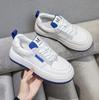 2024 Spring New Shoes Fashion Small White Shoes Genuine Leather Thick Sole Fashion Shoes Women's Sports and Casual Board Shoes