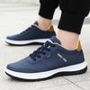 2024 New Spring and Autumn Men's Shoes Leather Surface Anti slip and Wear Resistant Lace up Round Head Men's Casual Shoes