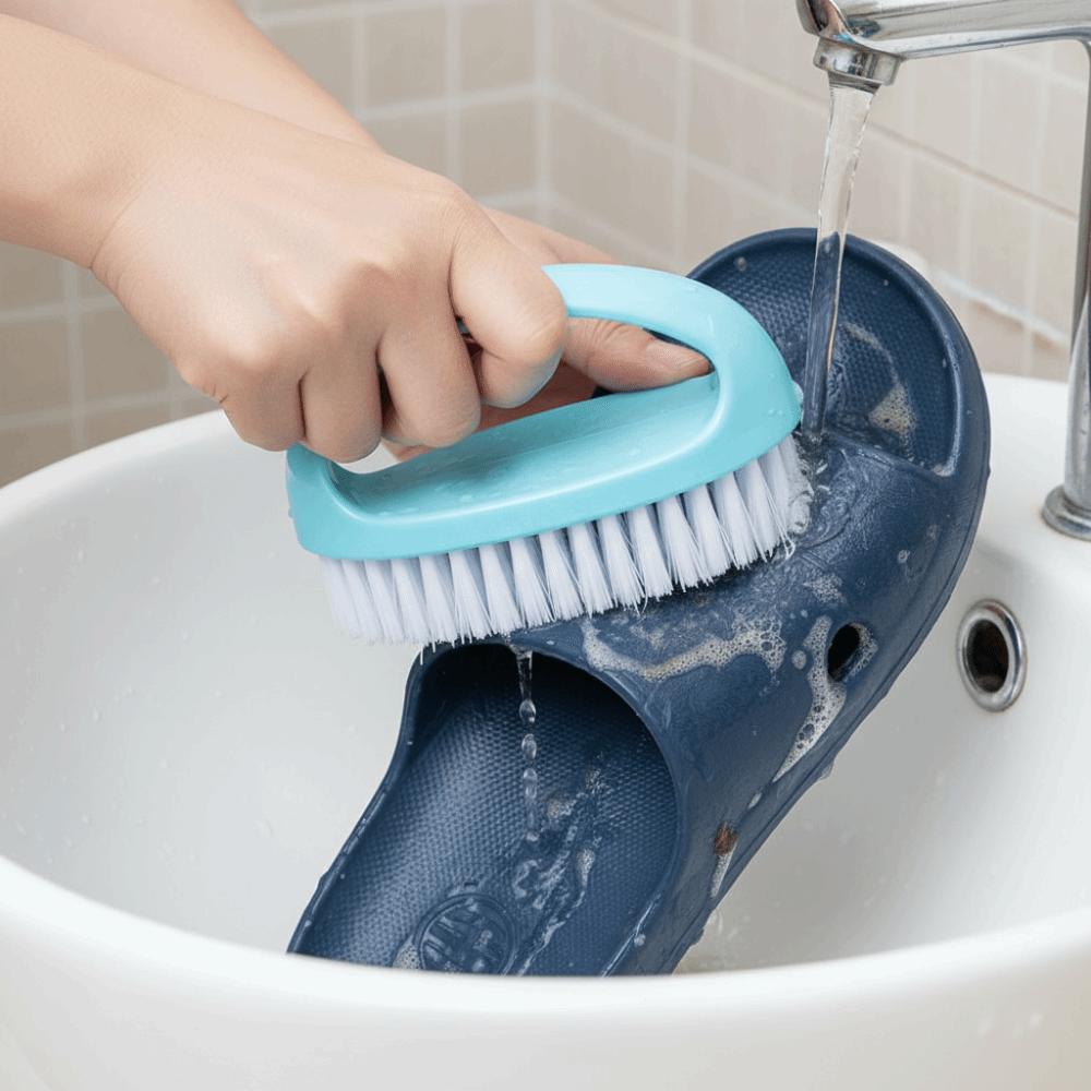 2PCS/SET Plastic Bathtub Brush Mini Laundry Scrubbing Brush Cleaning Brush  Bathroom