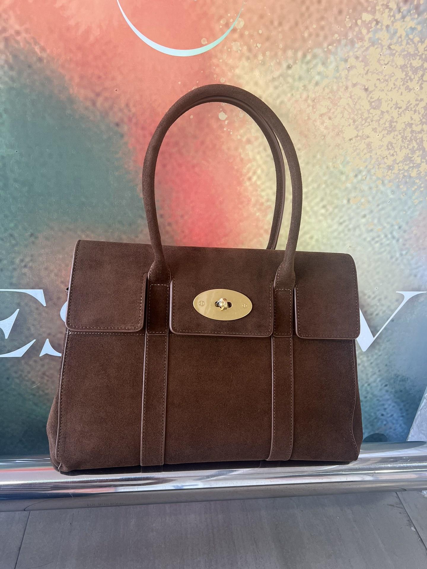 

Vintage Distressed Cowhide Tote Bag Genuine Leather Large Capacity Handbag Casual Texture Fashion Commuter Bag Single Compartment Bag 36x15x26cm коричневий