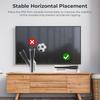Horizontal Stand for PS5 Pro/PS5 Slim Console, Flat Base Stand Stable Accessories for PlayStation 5 Slim/Pro Disc & Digital Edition (Not for PS5)