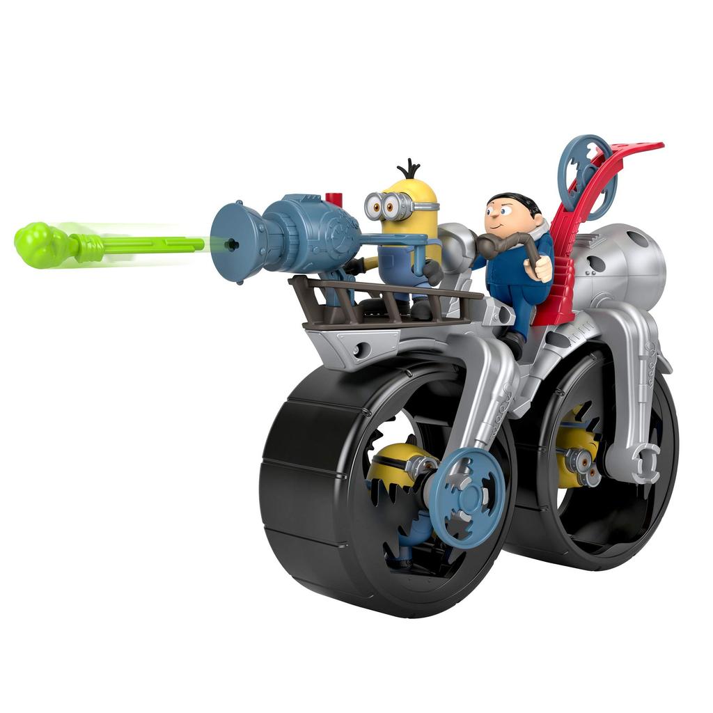 Fisher Price Minion Feature Playset Rocket Bike of 2 GMP36 Gray Red [Dragon & Set] [Set Boxed] &