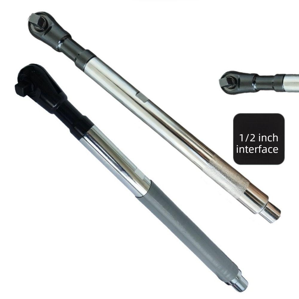 Useful Metal Ratchet Wrench Manual Extension Forward Reverse Extension Wrench Extended Quick Spanner Wrench DIY Home Repair