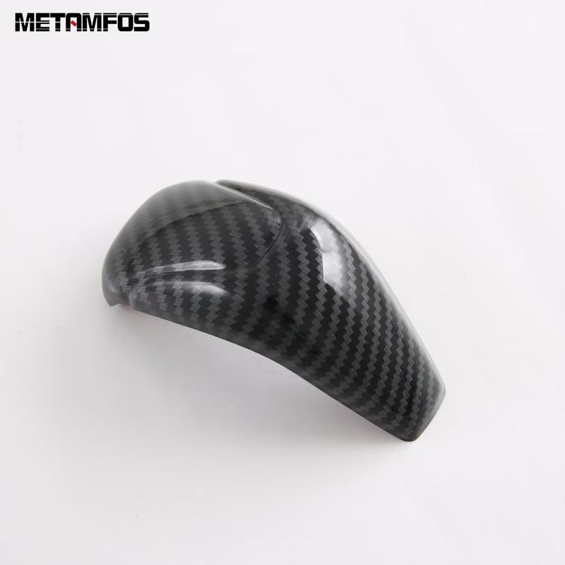 For Subaru Forester 2025 2026 Carbon Fiber Gear Shift Knob Head Cover Trim Decoration Sticker Interior Accessories Car Styling