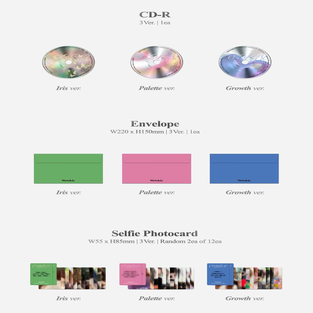 Weeekly [ColoRise] 5th Mini Album + Free Gift