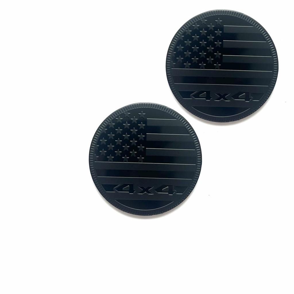 3D Metal Car Side Fender Rear Trunk Badge Emblem Sticker 4X4 US Flag For Jeep Wrangler Grand Cherokee Dodge Ford Accessories ALT1