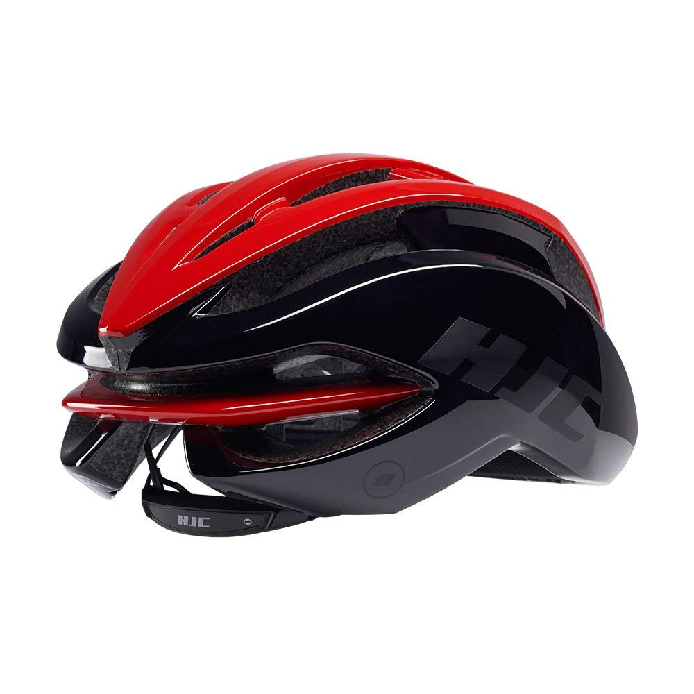 HJC IBEX Road Bike Helmet Model L 2.0 [JCF Certified] Lightweight, High-End (RED BLACK, (58-61cm))