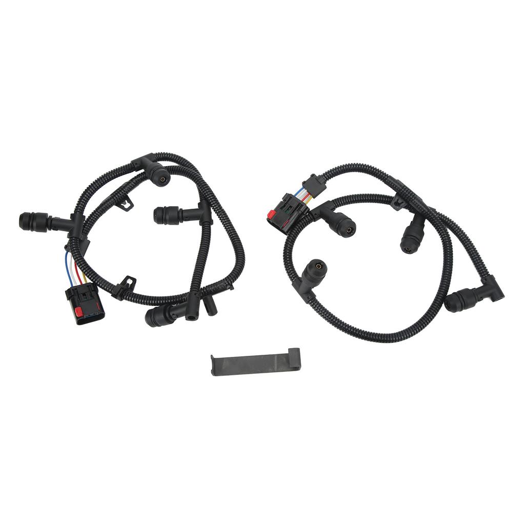 2pcs Glow Plug Wiring Harness with Removal Tool 5C3Z12A690A Left Right Replacement for Ford F450