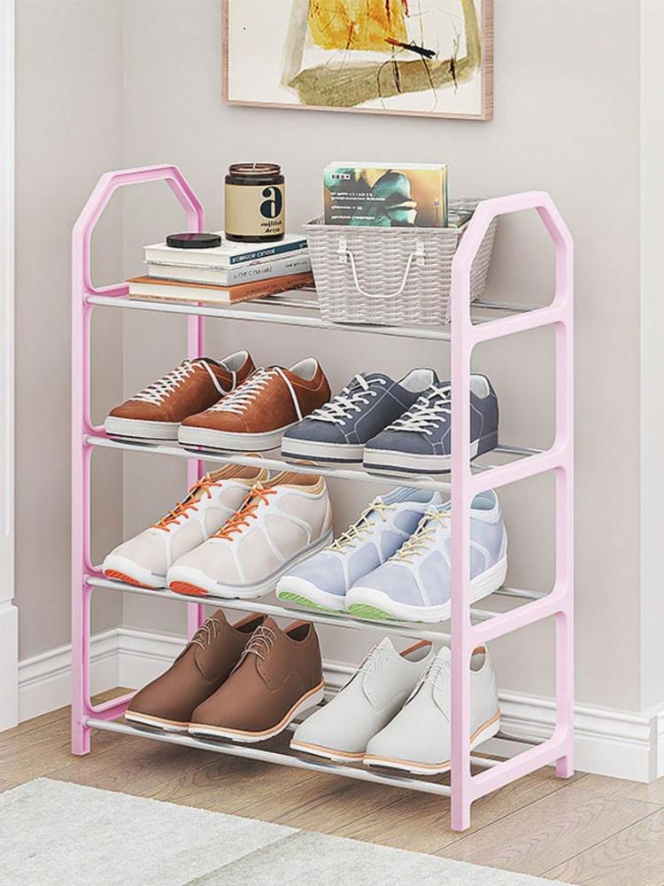 3 Colors Stainless Steel Shoe Rack, Easy To Install and Space Saving, for Closet Entryway Bedroom Floor Outdoor