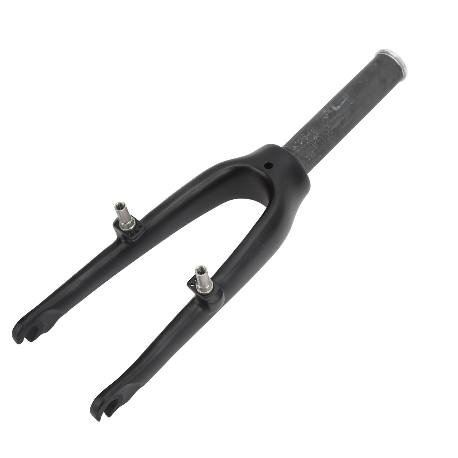 14-дюймовая велосипедная вилка из углеродного волокна, высокая прочность, легкий вес, простая в управлении, велосипедная карбоновая передняя вилка для велосипедов