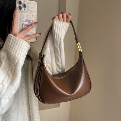 Fashion Versatile Underarm Bag Women's Autumn and Winter New Simple Casual Dumpling Bag High-end Shoulder Bag