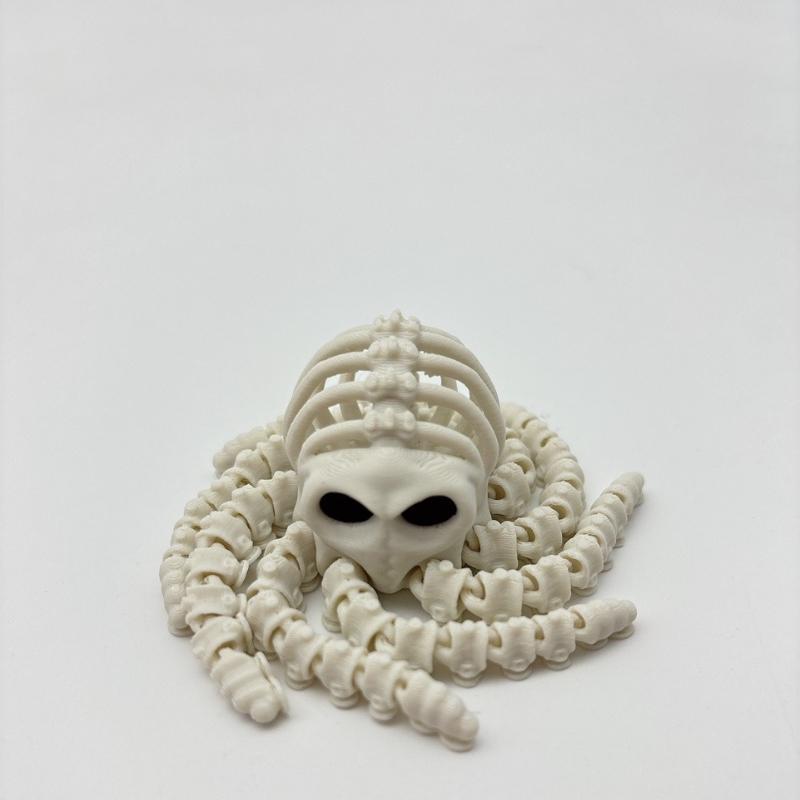 

3D Printing Skulls, Skulls, Octopus Statues, Cthulhu Mythical Octopus Statues, Flexible and Movable, Home and Office Decoration