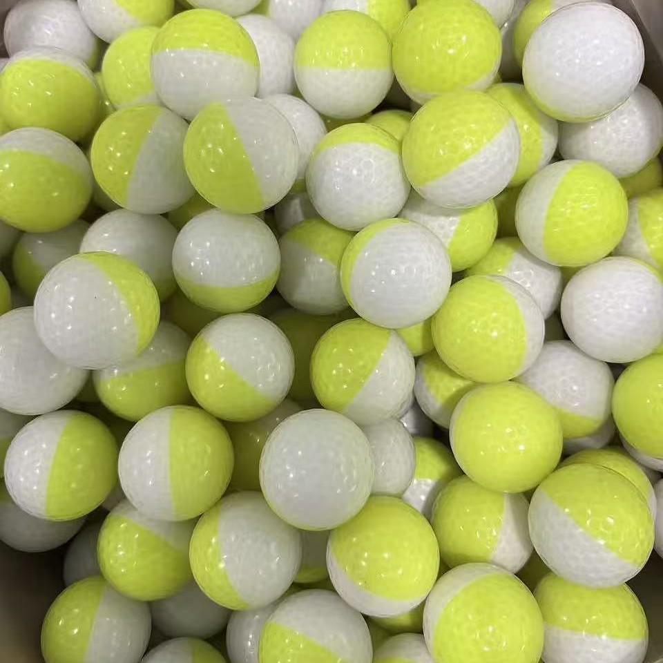 Double-Layer Two-Color Golf Practice Balls