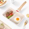Temperature Sensing Breakfast Skillet Maifan Stone Coating Steak Frying Pan  Breakfast