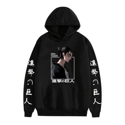 Attack On Titan Cartoon Pattern Anime Hoodies Men/Women Hooded Pullover Sweatrshirts Oversized Sweatshirts