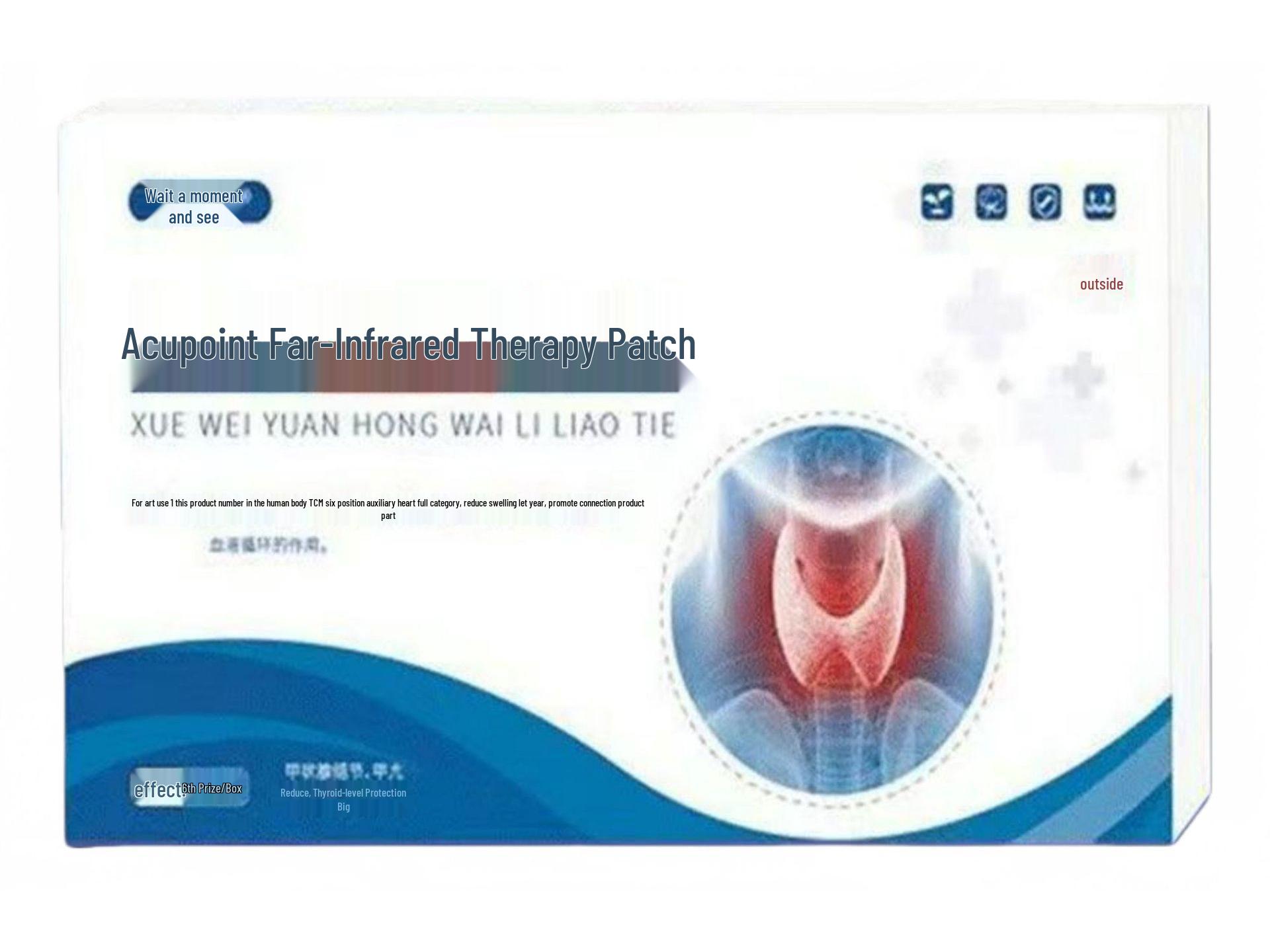 Zhongxianyi Far-Infrared Acupoint Pain and Lung Physiotherapy Patch See Packaging