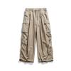Spring and autumn retro big pocket tooling wide-leg trousers men's and women's cityboy loose versatile leggings casual trousers