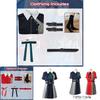 Lycoris Recoil Chisato Nishikigi Takinai Cosplay Kleidung – Kurzer Rock Kurzarm