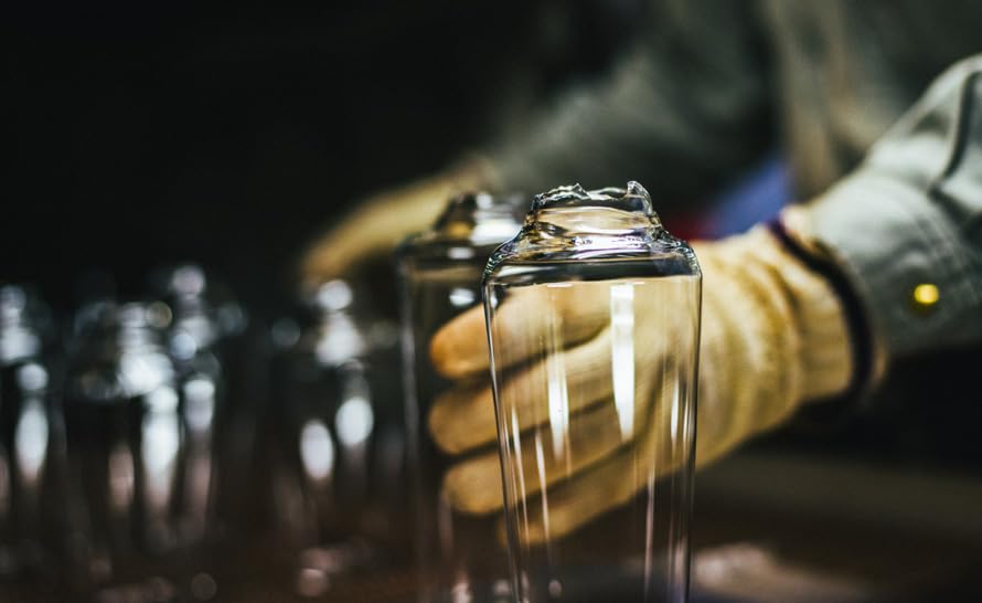 Shotoku-Glas Usuhari Glasbecher M 2er Set in Holzbox