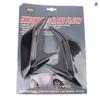 1Pair Carbon Fibre Car Shark Gills Emulation Vent Side Air Inlet Hood Decoration Vehicle Air Outlet