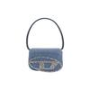 1Dr Geantă Ovală Metalică Decorată cu Strass-uri Logo D din Denim, de Mână și de Umăr, pentru Femei, Albastru X08396P6342HA064