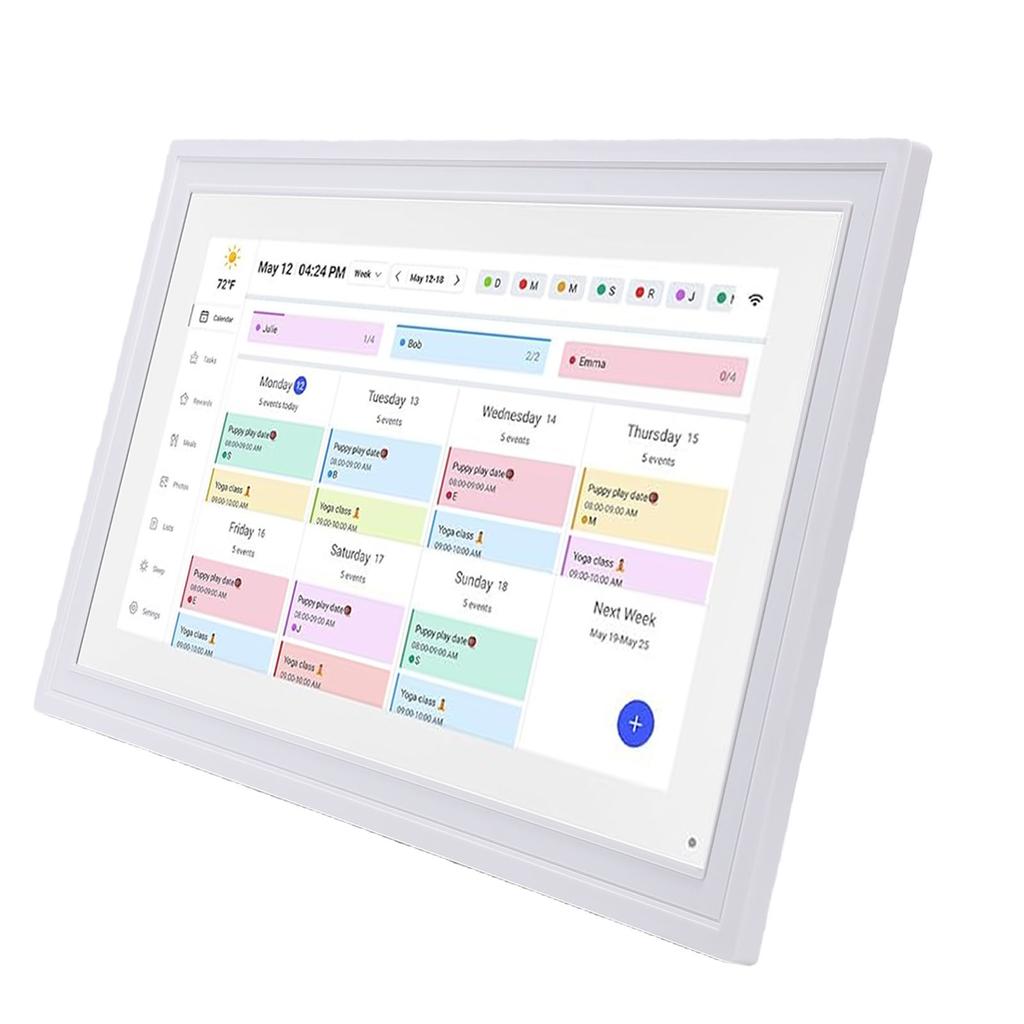 Calendario Digitale Intelligente 21,5 Pollici Touchscreen WiFi Display Interattivo Calendario Digitale Planner con APP Memoria 32G per