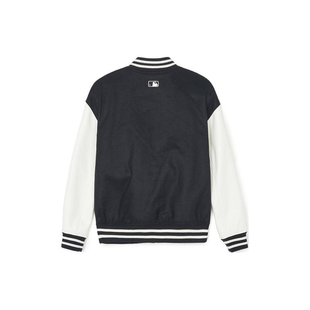 MLB SS24 New York Yankees Klassische Farbblock-Freizeit-Baseballjacke Unisex-Jacken Schwarz 3AJPV0141-50BKS