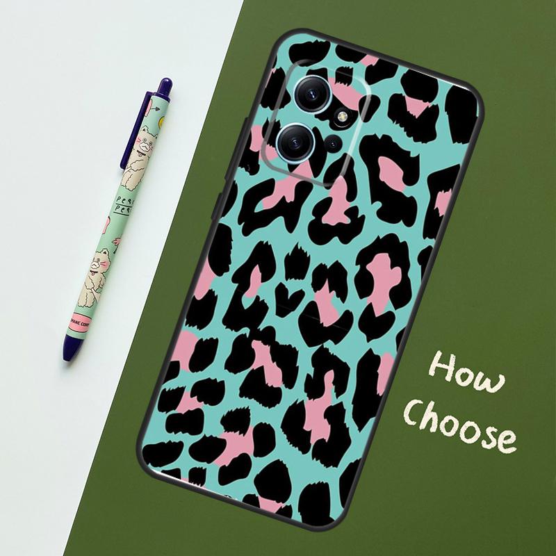 Leopard Skin Case For Xiaomi Redmi Note 14 10 11 12 13 15 Pro Plus Cover For Redmi 15 13C 12C 10C 14C 15C