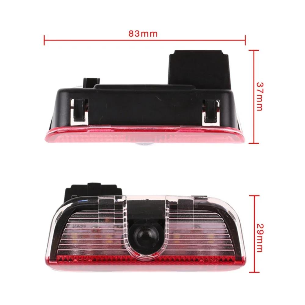 For Volkswagen B4W2Pcs Car LED Decorative Door Light Welcome Projector Lamp For vw Passat B6 B7 Sharan CC Golf 5 6 7 Jetta Scirocco 3 Tiguan EOS
