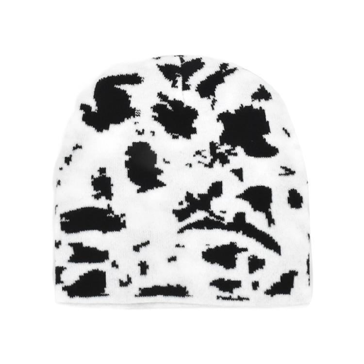 Slouchy Cotton Beanies Winter Warm Skull Cap Knitted Beanie Y2k Accessories