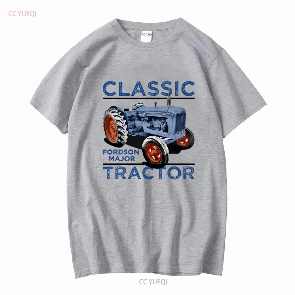 Classic Tractors Fordson Major Inspired Retro T Shirt vintage Washed Casual designer clothes homme Comfortable Breathable