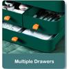 Cosmetics Storage Box Dust-Proof Desktop Makeup Organizer With Drawer For Skin Care Products Household Storage Box Shelf