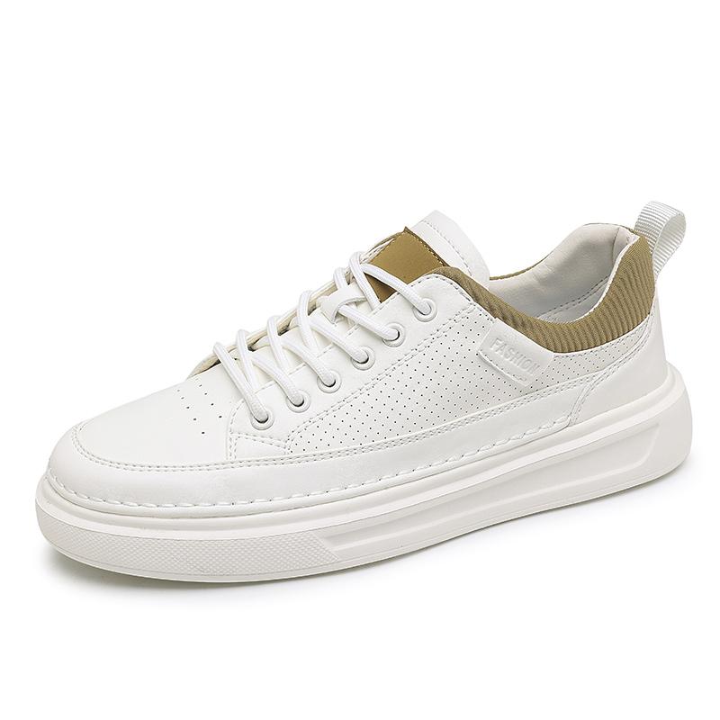 2024Men Thick Bottom Casual Sneaker Designer Walking Shoes High Quality Casual Leather Vulcanized Shoes Breathable Walking Shoes