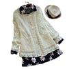 Japanese Mori Girl Style Hollow Lace Cardigan for Spring & Autumn