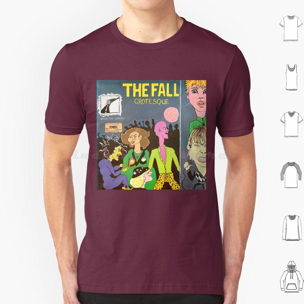 Grotesque T Shirt Big Size 100 Cotton Fall Mark Smith Grotesque Music Album Record Vinyl Band Artist
