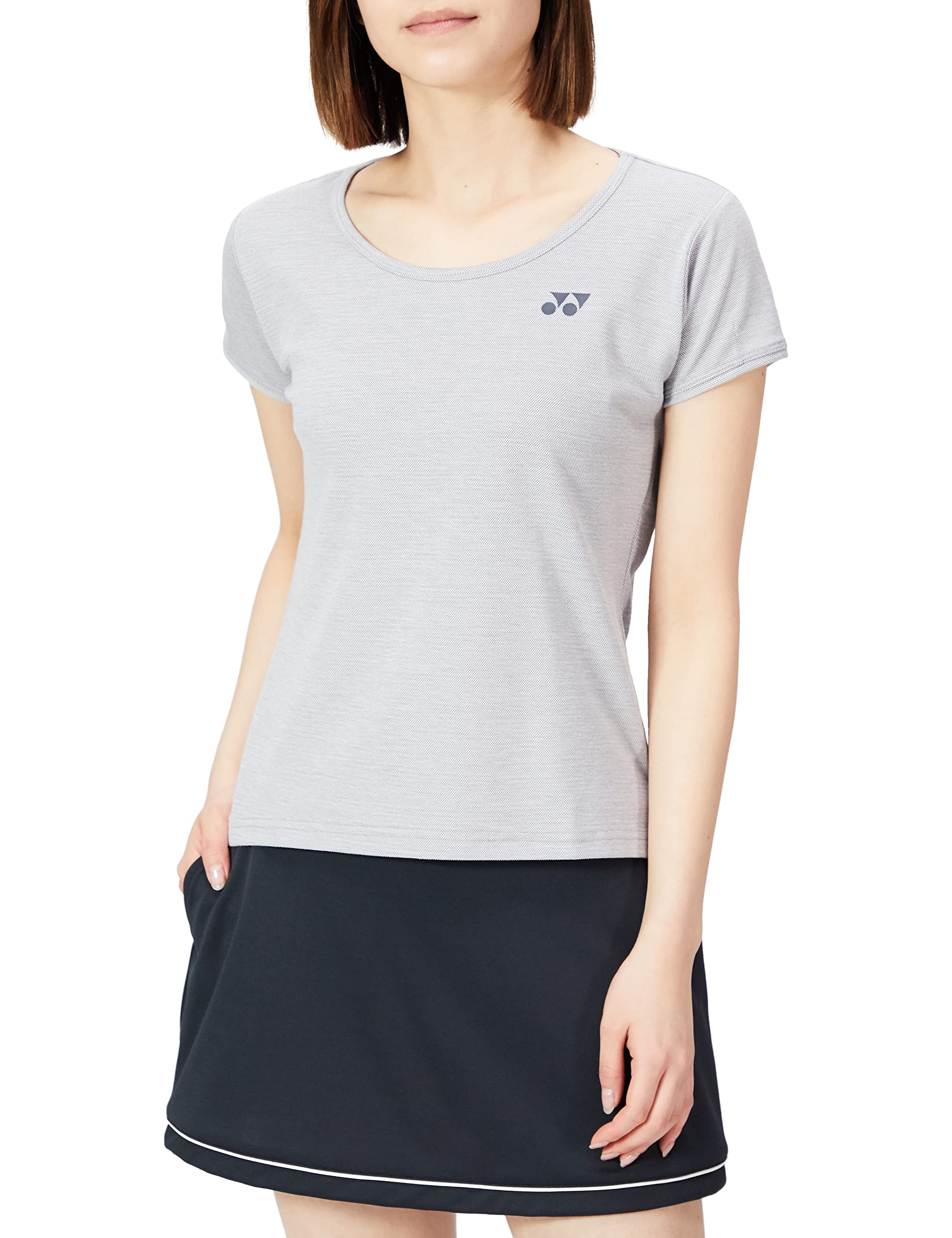 

Short Sleeve Shirt Lilac Gray O [YONEX] Women s T-Shirt (811)