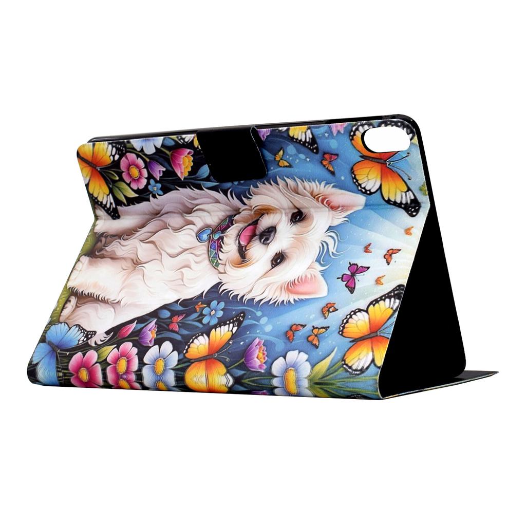 Stand Case for iPad (2025)/iPad 10.9 (2022) Pattern Printing Tablet Leather Cover with Auto Wake/Sleep