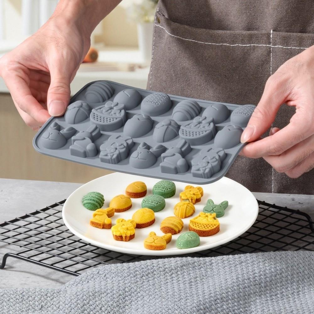 Rabbit Shape Chocolate Cookie Mold Non-stick Baking Mould Jelly Mold Cake Decor Mold Kitchen