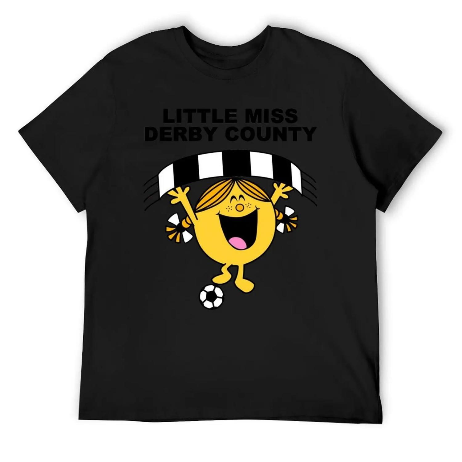 

Little Miss Derby County T-Shirt for a boy funny gifts anime t shirts boys animal print mens graphic t-shirts pack XXXXXL