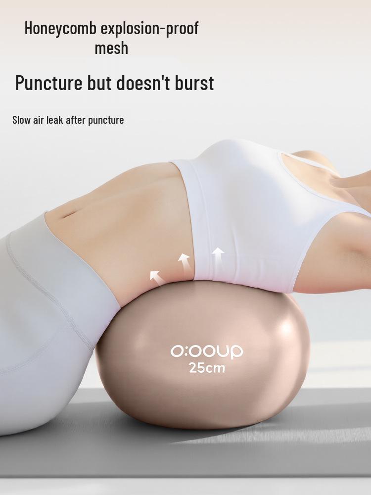 25cm Pilates Ball for Pelvic Floor & Postpartum Yoga, Includes Pump, Enhances Buttocks