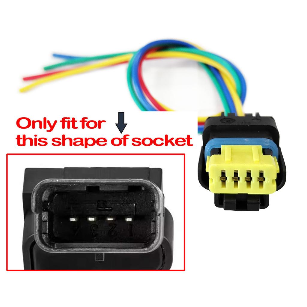 2pcs For Nissan Qashqai Dualis J10 2007 - 2013 Rear Tail Light Lamp Plug Connector Wiring Harness Loom 2009 2010 2011 2012