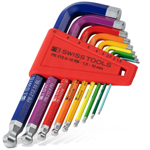 

PB Rainbow Ball Wrench Set 212H-10RBCN