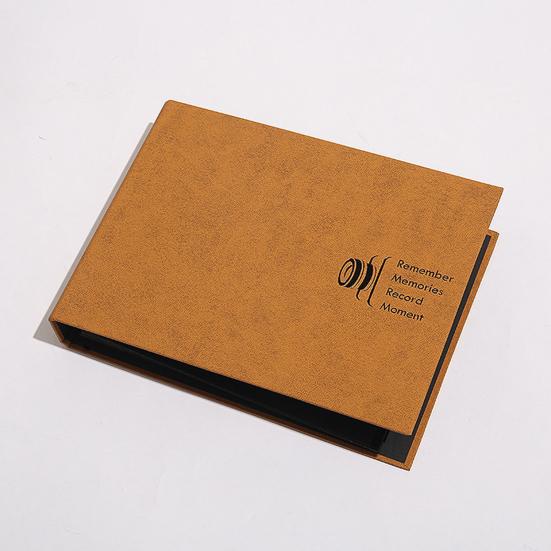 Coil Binding Photo Album Scrapbook Horizontal Loose-Leaf with Waterproof Thickened Film Pages
