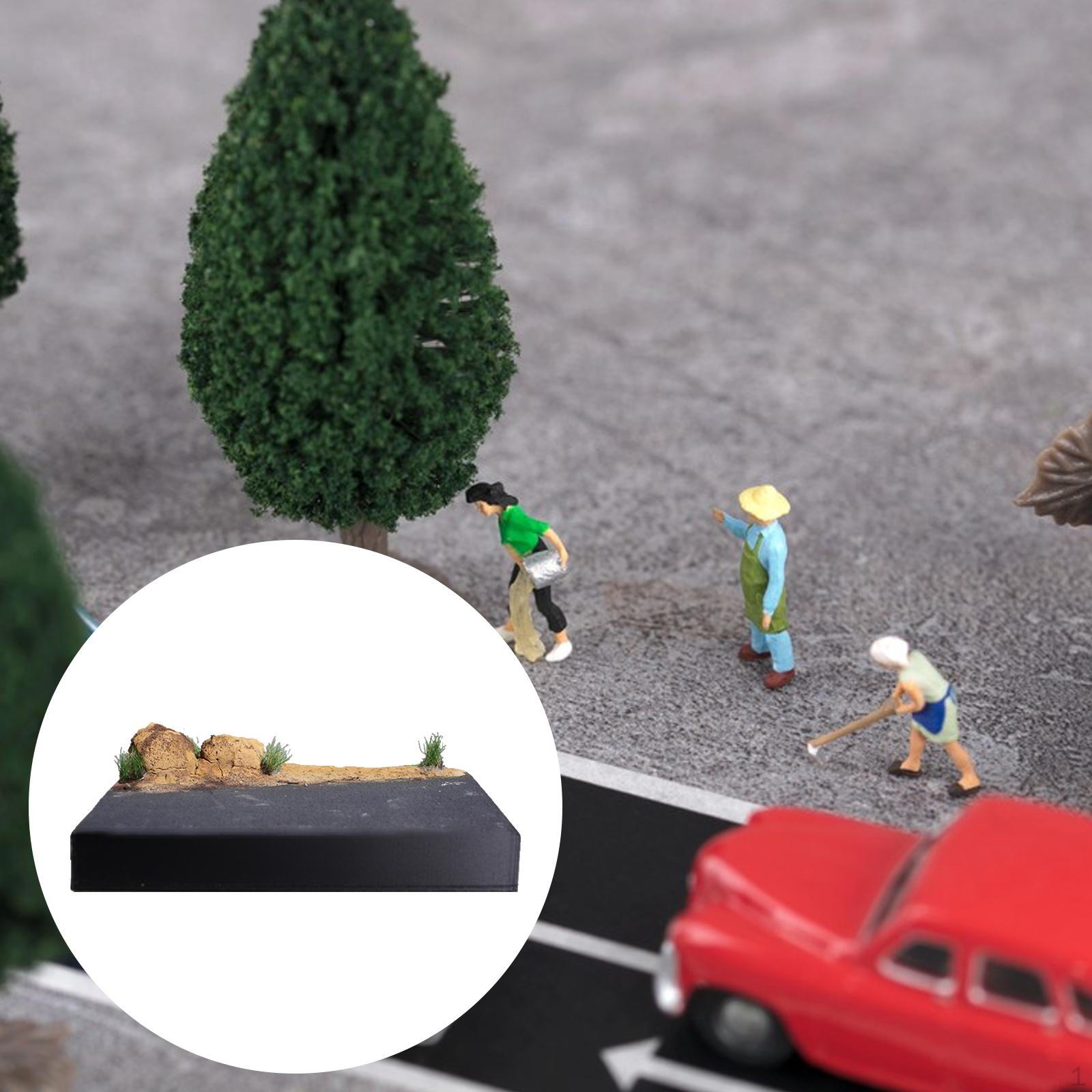 

Диорама шоссе в масштабе 1/64, подставка для дисплея, украшение, реквизит для фото, фон, модель миниатюрной сцены для самостоятельной сборки