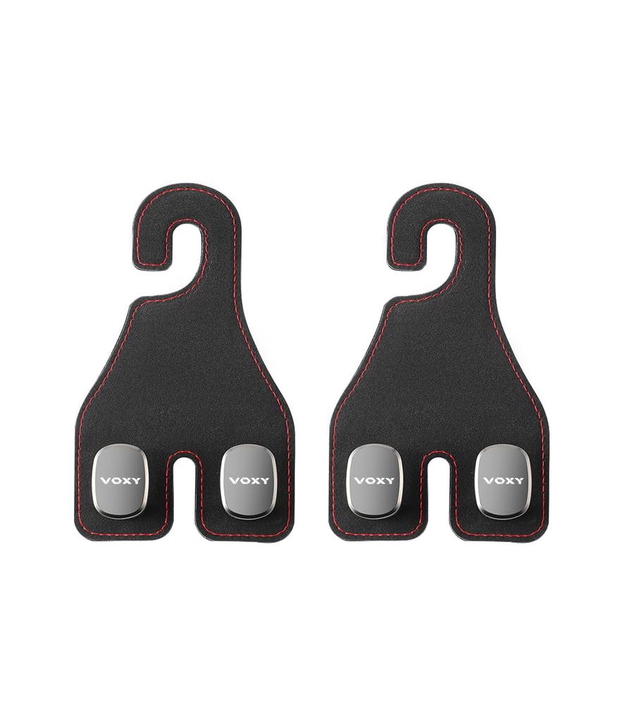 Voxy Car seat Voxy exclusive headrest Voxy 80 90 car luggage heavy load easy genuine leather car convenient set of 2 for Voxy [For only] hooks, logo,