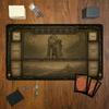 Vintage Frog Adventurer Design Mouse Pad Playmat 24"X14" MTG TCG Office Desk Mat for Work Game PC Laptop Rug Carpet MousePad