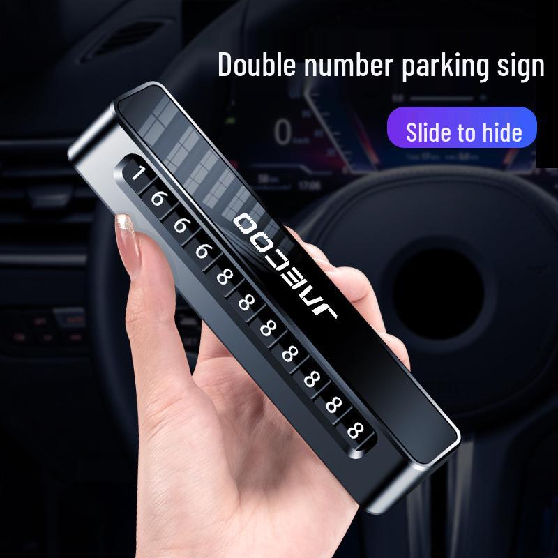 Jaecoo 23 Temporary Parking Phone Number Plate - High-End Display Car Moving Card
